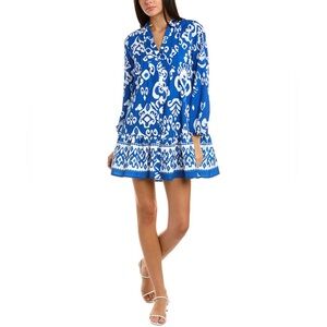 Zara Long Sleeve Printed Mini Dress Size Medium
